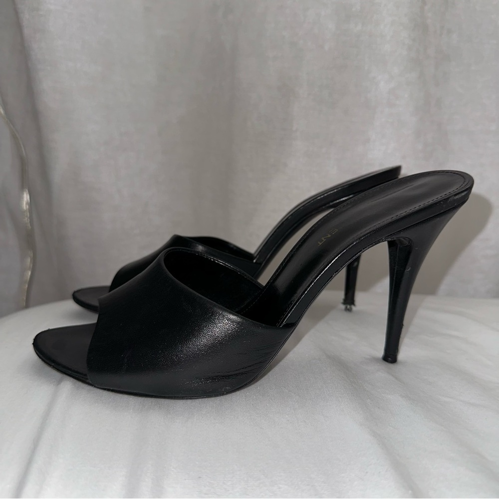 Saint Laurent Leather Mule Sandal 37